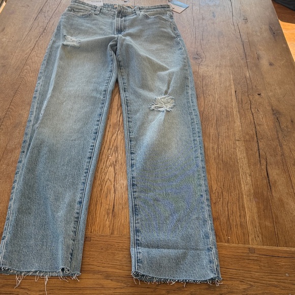 NWT | Joe’s Jeans | Mid-Rise Boyfriend Heirloom Denim Cuff Raw Hem | Sz 26 - Picture 4 of 9